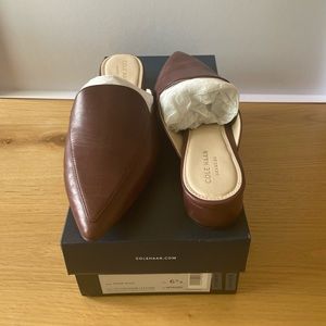 Cole Haan pointed mules